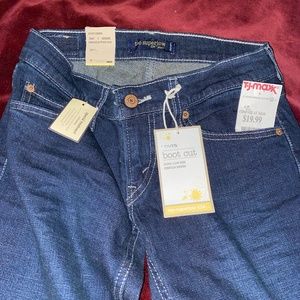 Levis boot cut jeans short